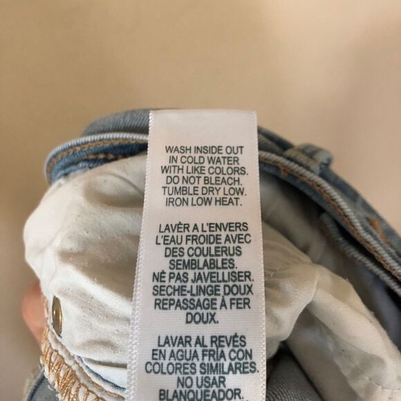 FRAME Le Skinny de Jeanne Mid Rise Light-wash Raw Hem Ankle Crop Skinny Jeans 26 - Picture 9 of 10